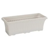 Сандъче за балкон 43x17x14.5 см бяло Ova SERINOVA - Thumbnail 1