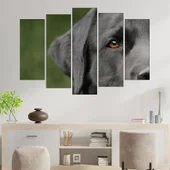 Потрет на куче лабрадор - картина пано за стена - Thumbnail 3