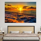 Залез над открито море - картина пано за стена - Thumbnail 1