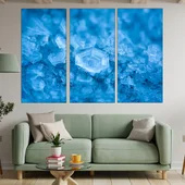 Фон от ледени кристали - картина пано за стена - Thumbnail 2
