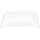 Оранжерия със стоманена рамка бяла 12 м² 4x3x2 м - Thumbnail 4