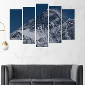 Връх Еверест в Хималаите - картина пано за стена - Thumbnail 3