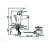 Стоящ смесител за баня Пиедмонт INTER CERAMIC - Thumbnail 2