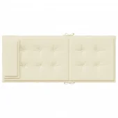 Възглавници за столове с облегалка 2 бр кремави Оксфорд плат - VL361880 - Thumbnail 7