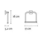 Поставка за хавлия 4224 Quattro KAPITAN - Thumbnail 2