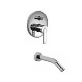 Смесител за вграждане Newart с превключвател и долен чучур Vidima - Thumbnail 1