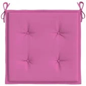 Възглавници за градински столове 2 бр розови 40x40x4 см текстил - VL361026 - Thumbnail 6