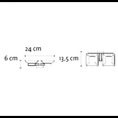 Стъклени сапунерки за баня Quattro KAPITAN - Thumbnail 2