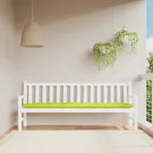 Възглавница за пейка яркозелена 200x50x7 см оксфорд плат - VL361651 - Thumbnail 1