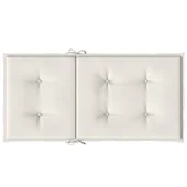 Възглавници за столове 6 бр меланж кремави 100x50x4 см плат - VL4002453 - Thumbnail 7