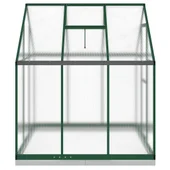 Оранжерия - поликарбонат - стоманена основа - 169x169x202 см - Thumbnail 3