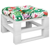 Палетна възглавница многоцветна 58x58x10 см Оксфорд плат - Thumbnail 3