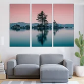 Изглед от езерото Тахо - картина пано за стена - Thumbnail 2