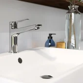 Стоящ смесител за умивалник Stratos хром FERRO - Thumbnail 2