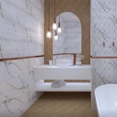 Фаянс 25x75 см Aston Gold MT KERA TILE - Thumbnail 2