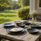 Порцеланов сервиз за хранене 24 части Дълбини TOPRAKSAN - Thumbnail 2