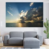 Облаци над океана - картина пано за стена - Thumbnail 1
