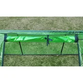 Парник с 3 врати - 240 х 90 х 90 см - зелен - Thumbnail 3