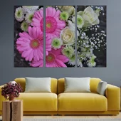 Красив букет от цветя  - картина пано за стена - Thumbnail 2