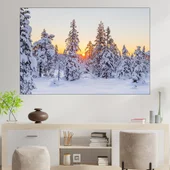 Зимна гора в Норвегия - картина пано за стена - Thumbnail 1