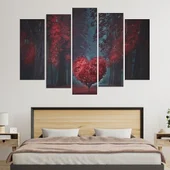 Дърво с форма на сърце - картина пано за стена - Thumbnail 3