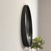 Oгледало за баня ∅60 см Черен мат - INTER CERAMIC - Thumbnail 5