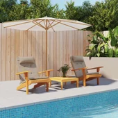 Възглавници за столове Адирондак - 2 бр - таупе - VL361838 - Thumbnail 1