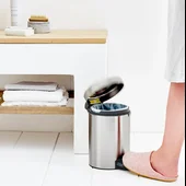Кошче за баня 3 л NewIcon Matt Steel BRABANTIA - Thumbnail 4