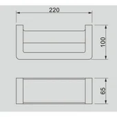 Поставка за хавлия двойна Елинор ICA 5560 INTER CERAMIC - Thumbnail 2