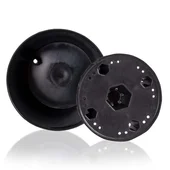 Саксия с дренаж 21.8x19.5x15 см 7.4 л черна SERINOVA - Thumbnail 2