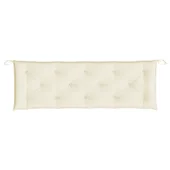 Възглавница за градинска пейка кремава 150x50x7 см оксфорд плат - VL361604 - Thumbnail 4