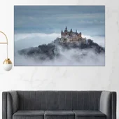 Замък на върха на хълма - картина пано за стена - Thumbnail 1