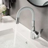 Смесител за баня Alisado бял INTER CERAMIC - Thumbnail 2