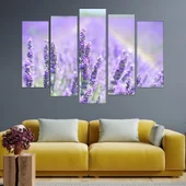 Цъфнала лавандула - картина пано за стена - Thumbnail 3