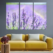 Цъфнала лавандула - картина пано за стена - Thumbnail 2