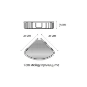 Ъглова етажерка за баня Extra KAPITAN - Thumbnail 2