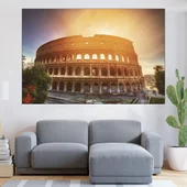 Колизеума привечер в древен Рим - картина пано за стена - Thumbnail 1