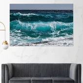 Вълна в океана - картина пано за стена - Thumbnail 1