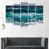 Вълна в океана - картина пано за стена - Thumbnail 3
