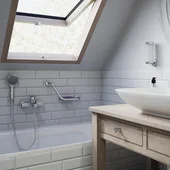 Стенен смесител за вана Algeo хром FERRO - Thumbnail 3