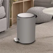 Кошче за баня 5 л сиво ICA 7072G INTER CERAMIC - Thumbnail 2