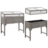 Леха с оранжерия - 110x54x120 см - масив - Thumbnail 4