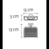 Сапунерка за баня тип мрежа Moderno KAPITAN - Thumbnail 2