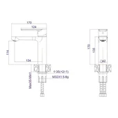 Смесител за баня Венеция ICF 111320GG INTER CERAMIC - Thumbnail 3