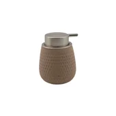 Дозатор за течен сапун Лейла бежов INTER CERAMIC - Thumbnail 1