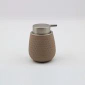 Дозатор за течен сапун Лейла бежов INTER CERAMIC - Thumbnail 2