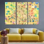 Текстура от цветя - картина пано за стена - Thumbnail 2